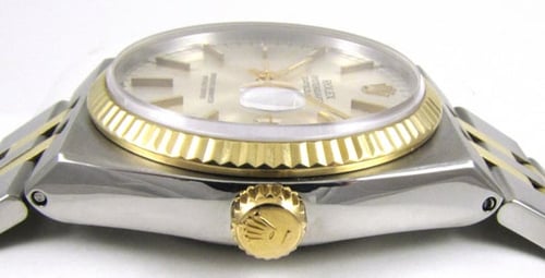 Crown Side Shot of Datejust Oysterquartz