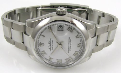 Front View of Datejust Midsize 31MM