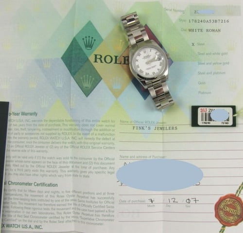 Paper shot of Datejust Midsize 31MM