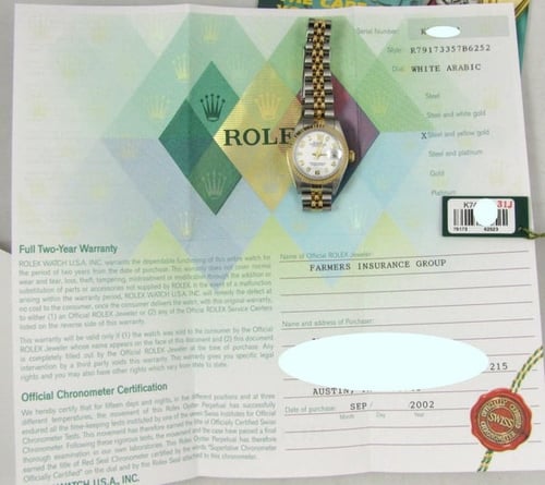 Paper shot of Ladies Datejust