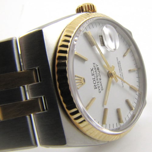 Dial Shot of Datejust Oysterquartz