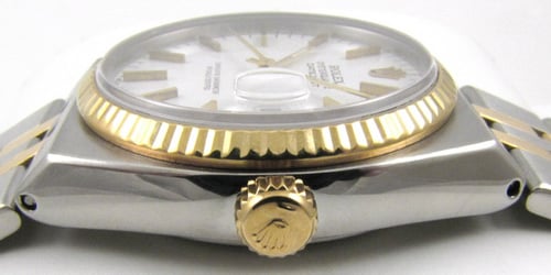 Crown Side Shot of Datejust Oysterquartz
