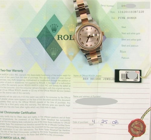 Paper shot of Datejust