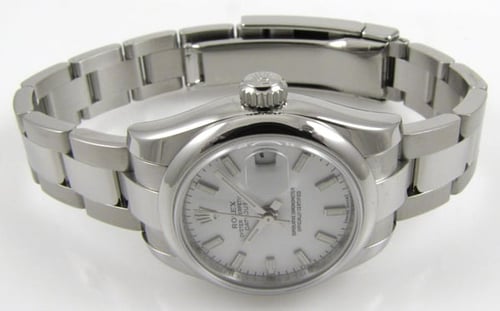 Front View of Ladies Datejust