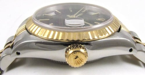 Crown Side Shot of Ladies Datejust