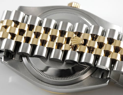 Caseback of Datejust Turn-O-Graph 'Thunderbird'