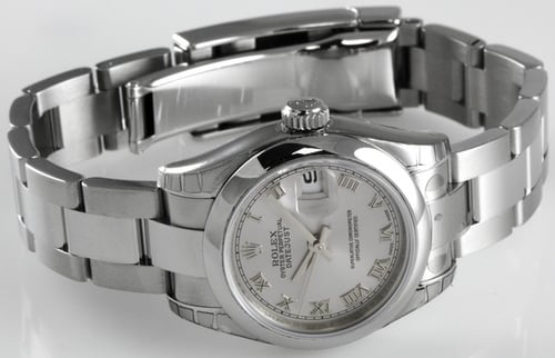 Front View of Ladies Datejust