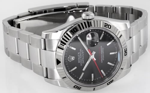 Front View of Datejust Turn-O-Graph 'Thunderbird'