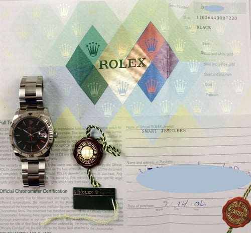 Paper shot of Datejust Turn-O-Graph 'Thunderbird'