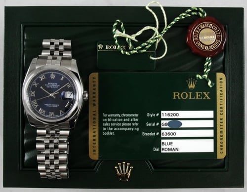 Paper shot of Datejust