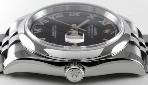 Crown Side Shot of Datejust