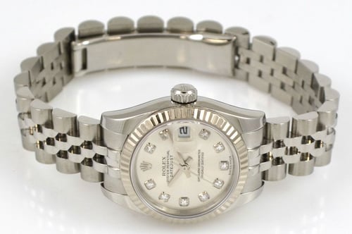 Front View of Ladies Datejust