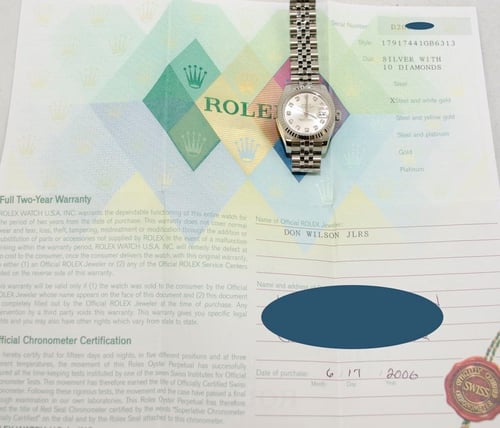 Paper shot of Ladies Datejust