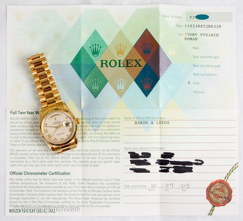 Paper shot of Day-Date President