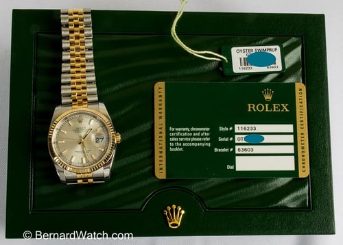 Paper shot of Datejust