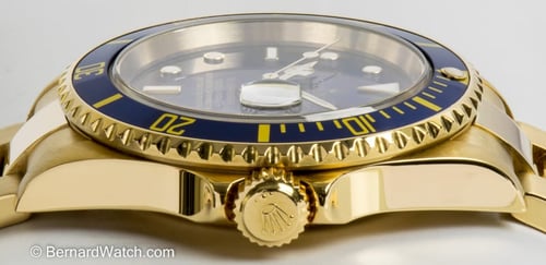 Crown Side Shot of Submariner Date