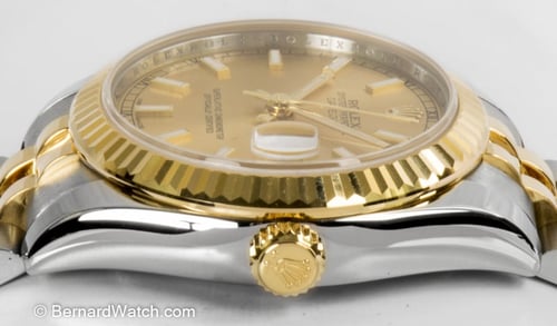 Crown Side Shot of Datejust Midsize 31MM