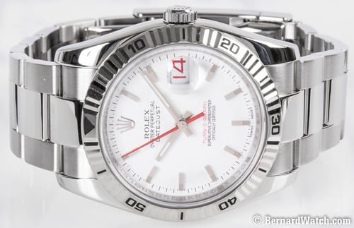 Front View of Datejust Turn-O-Graph 'Thunderbird'
