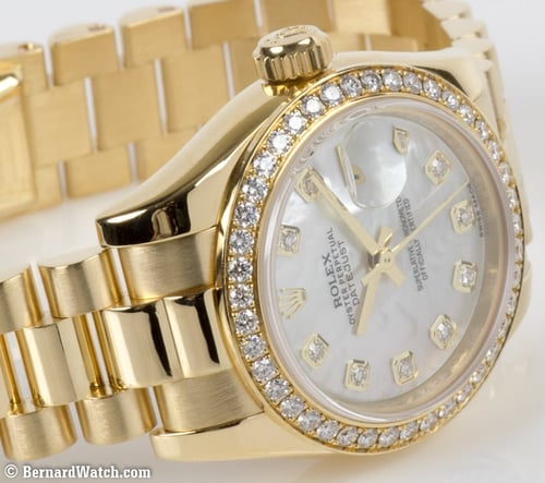 Dial Shot of Ladies Datejust President