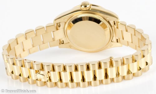 Rear / Band View of Ladies Datejust President