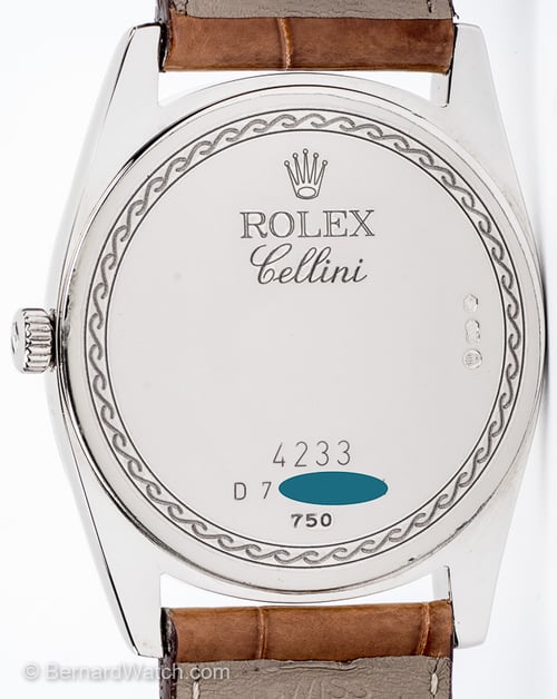 Caseback of Cellini Danaos