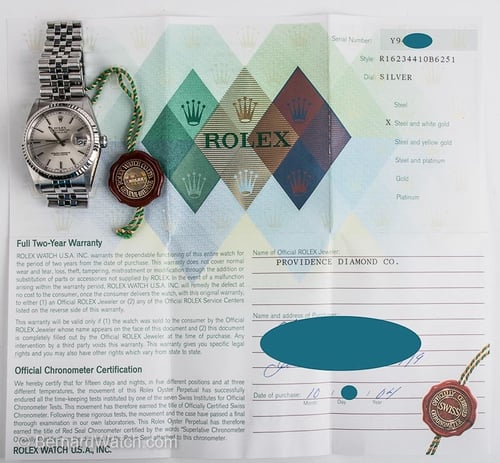 Paper shot of Datejust