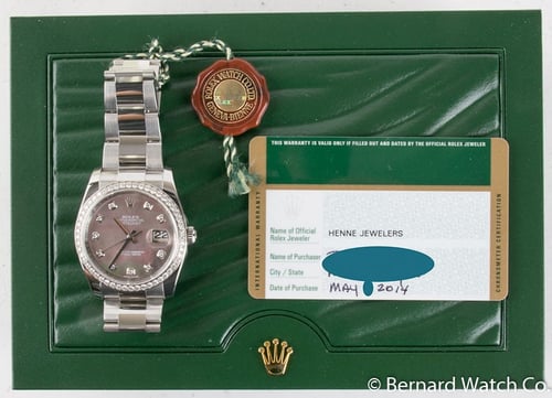 Paper shot of Datejust 36MM