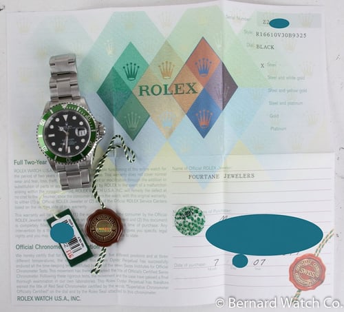 Paper shot of Submariner Date 'Anniversary'