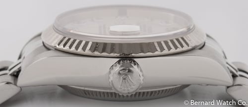Crown Side Shot of Ladies Datejust