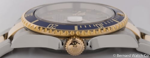Crown Side Shot of Submariner Date 'Serti'