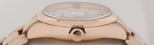 Crown Side Shot of Day-Date President 'Oyster'