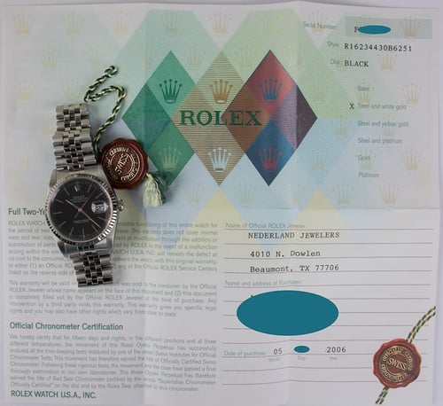 Paper shot of Datejust