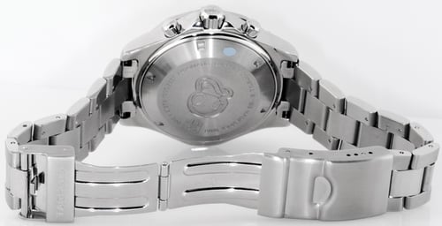 Open Clasp Shot of Aquaracer Chronograph