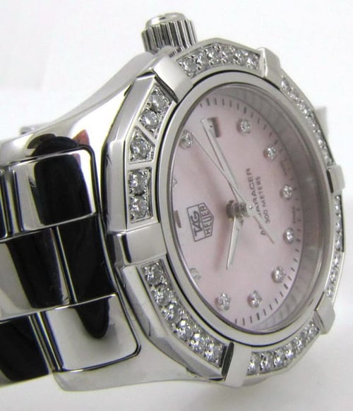 Dial Shot of Ladies Aquaracer