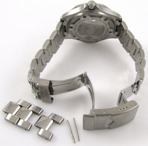 Open Clasp Shot of Aquaracer