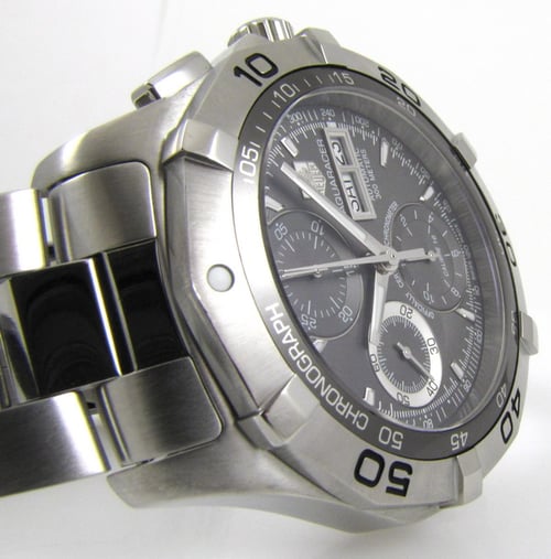 Dial Shot of Aquaracer Chronograph Day-Date Chronometer