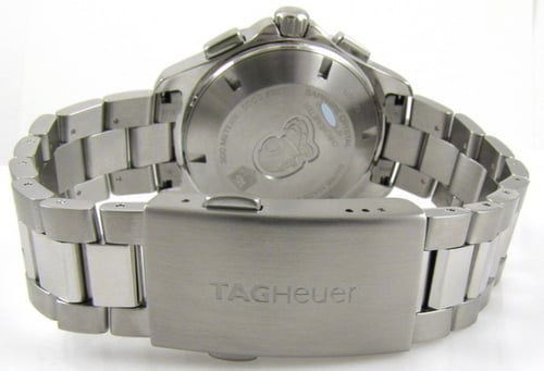 Rear / Band View of Aquaracer Chronograph Day-Date Chronometer