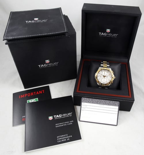 Box / Paper shot of Aquaracer Chronograph