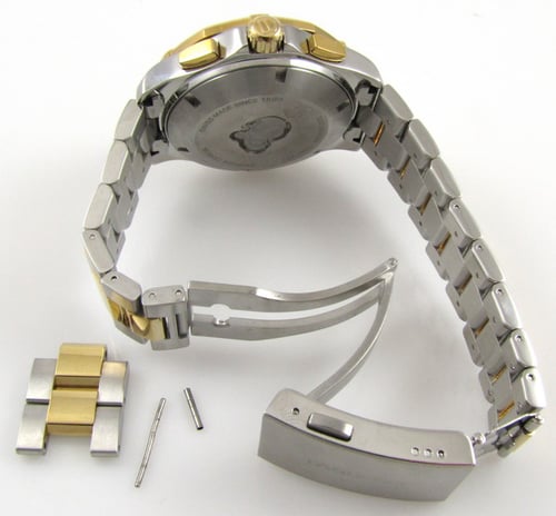 Open Clasp Shot of Aquaracer Chronograph