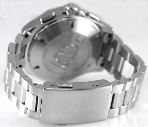 Rear / Band View of Aquaracer Chronograph Day-Date Chronometer