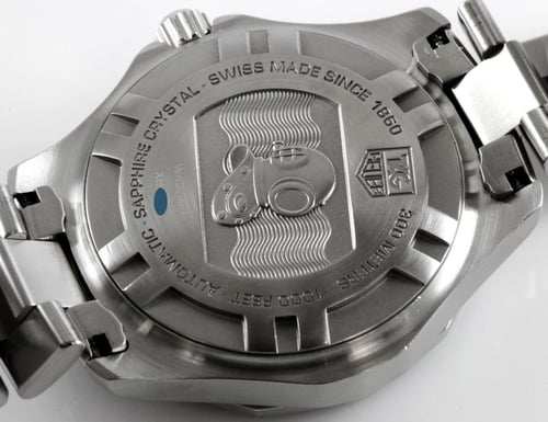 Caseback of Aquaracer