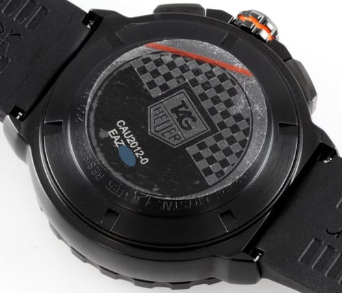 Caseback of Formula 1 Chronograph