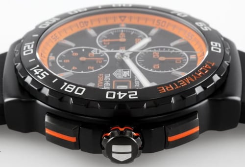 Crown Side Shot of Formula 1 Chronograph
