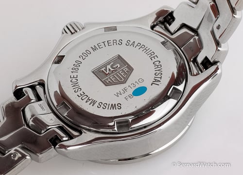 Caseback of Ladies Link