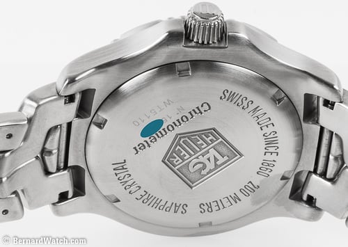 Caseback of Link Diver