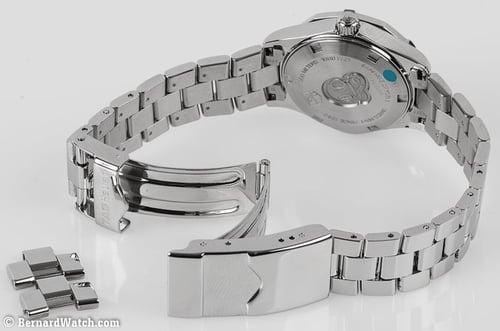 Open Clasp Shot of Ladies Aquaracer