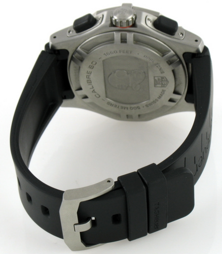 Rear / Band View of Aquagraph Chronograph