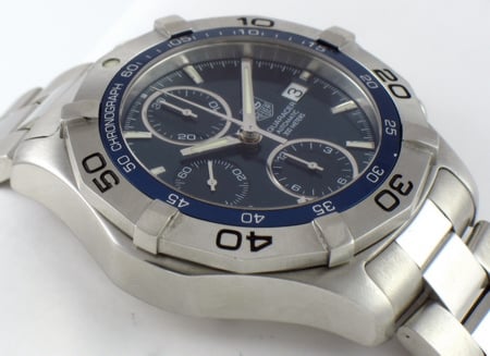 9' Side Shot of Aquaracer Chronograph