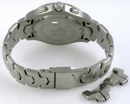 Rear / Band View of Link Chronograph