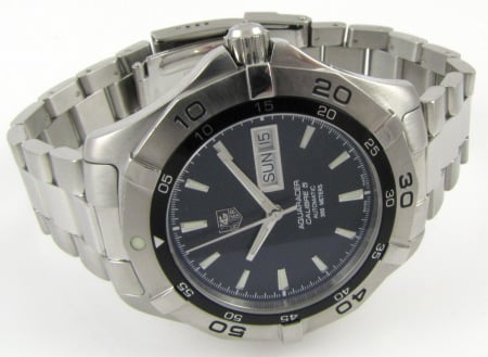 Front View of Aquaracer Day-Date
